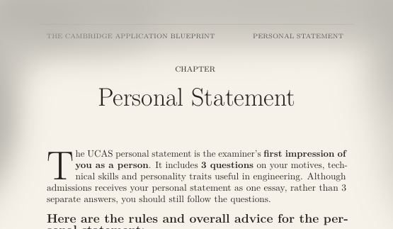 Personal statement complete guide